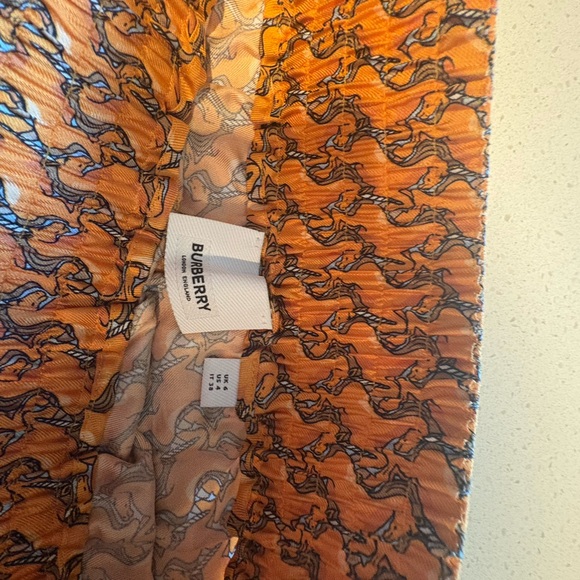 Orange Patterned Shorts - Picture 3 of 4